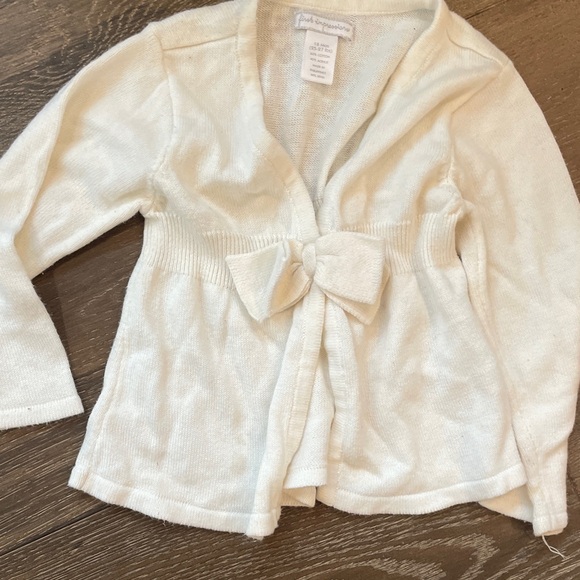 Girls' Pink and White Striped Dress - Picture 9 of 12